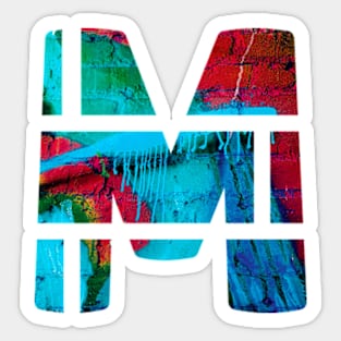 “M” Sticker